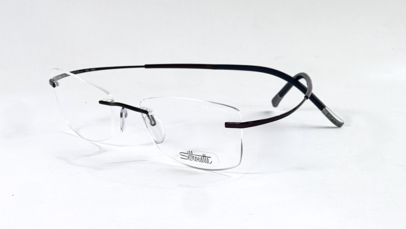 실루엣 무테 안경 이미지