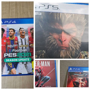 플스4 플스5 시디 팝니다 ps4 ps5 오공 위닝등