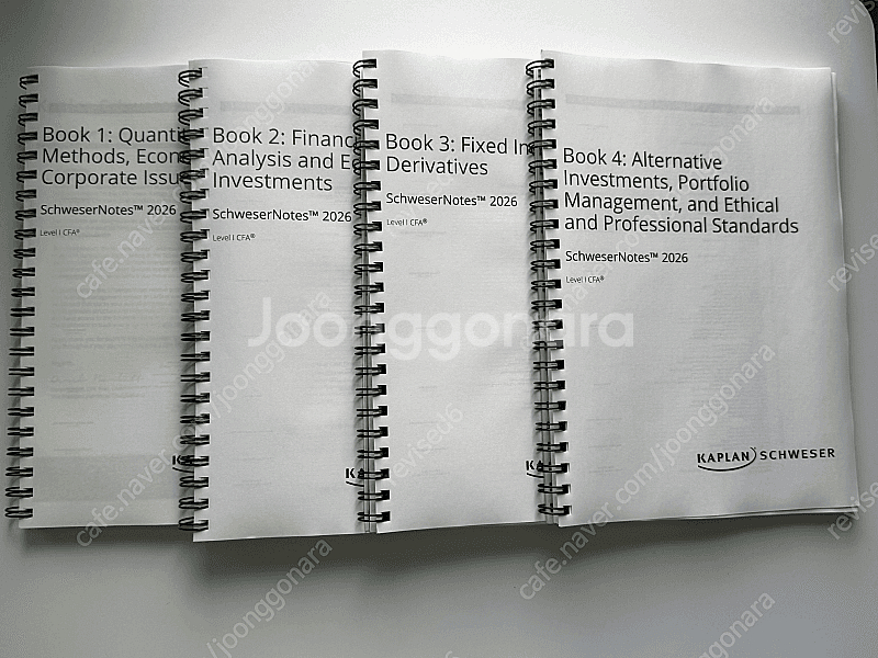 [cfa] 2026 CFA Level 1 슈웨이저--0