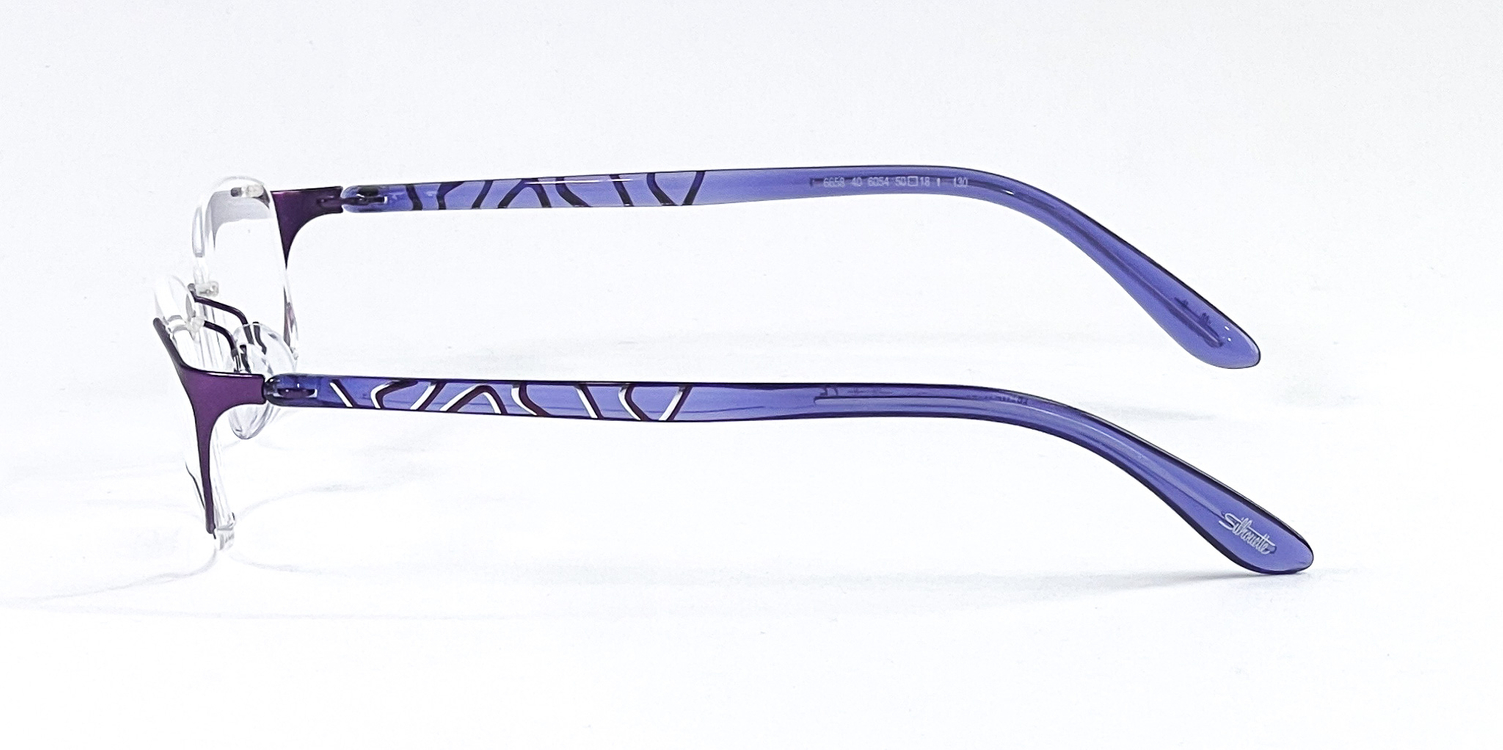 실루엣 무테 안경 이미지