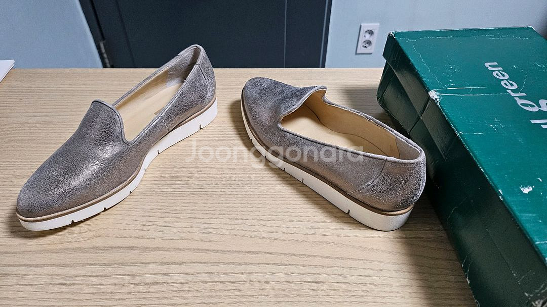 [7M,240]폴그린-슬립온,로퍼(스모크매트)--1