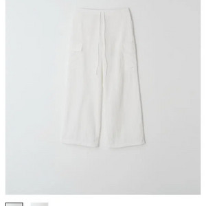 새상품) 리즈 쿨 카고 밴딩팬츠 아이보리 롱