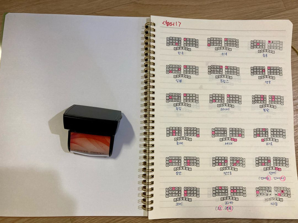 소리자바 속기 키보드 이미지