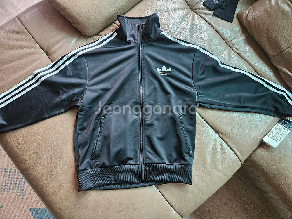 아디다스 파이어버드 루즈 트랙탑 블랙 M--3