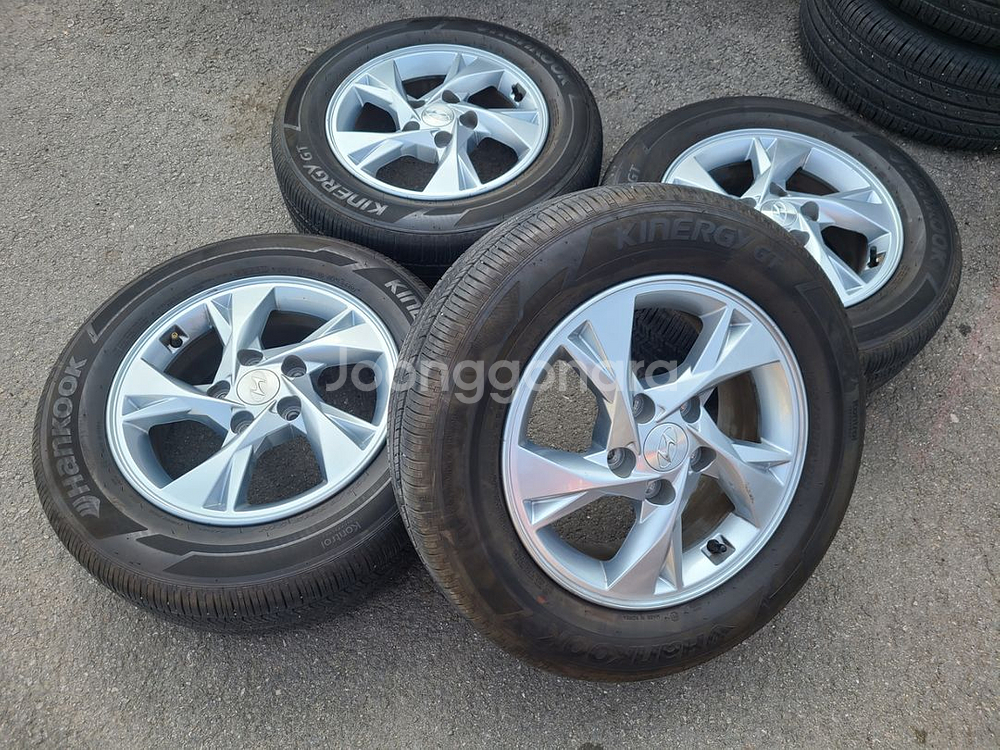 아반테 cn7 15인치 1956515 중고 휠타이어 팝--0