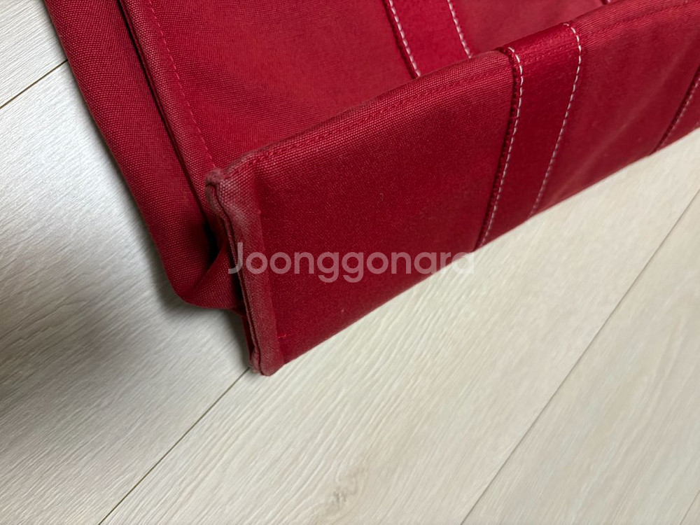 에르메스 후루토 정품 레드 토트백 MM 리본빛 모네--7