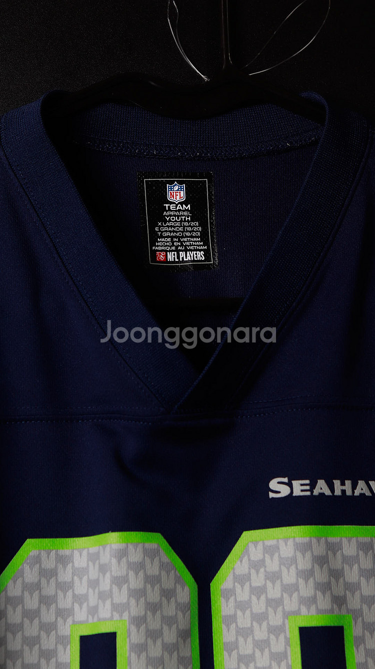 NFL 시호크스 볼드윈 미식축구유니폼--1