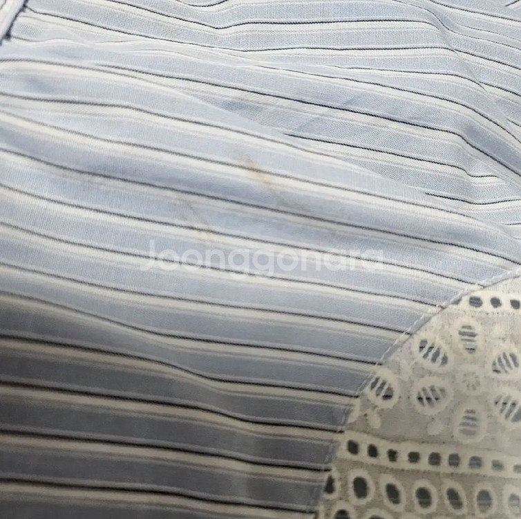 써스데이아일랜드 블라우스 지그재그 봄코디 빈티지셔츠--3