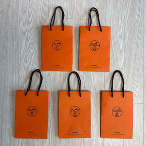 에르메스 쇼핑백 5장 일괄 Hermes