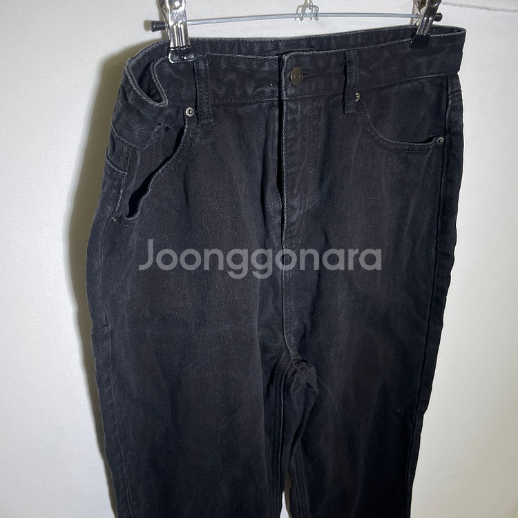 30인치)무신사스탠다드 흑청 데님 청바지--0