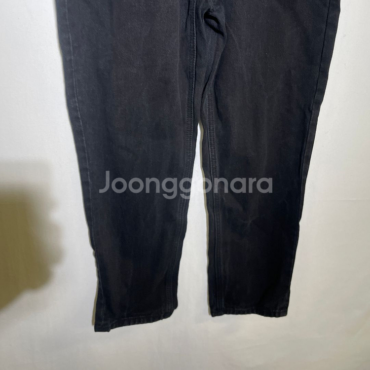 30인치)무신사스탠다드 흑청 데님 청바지--2