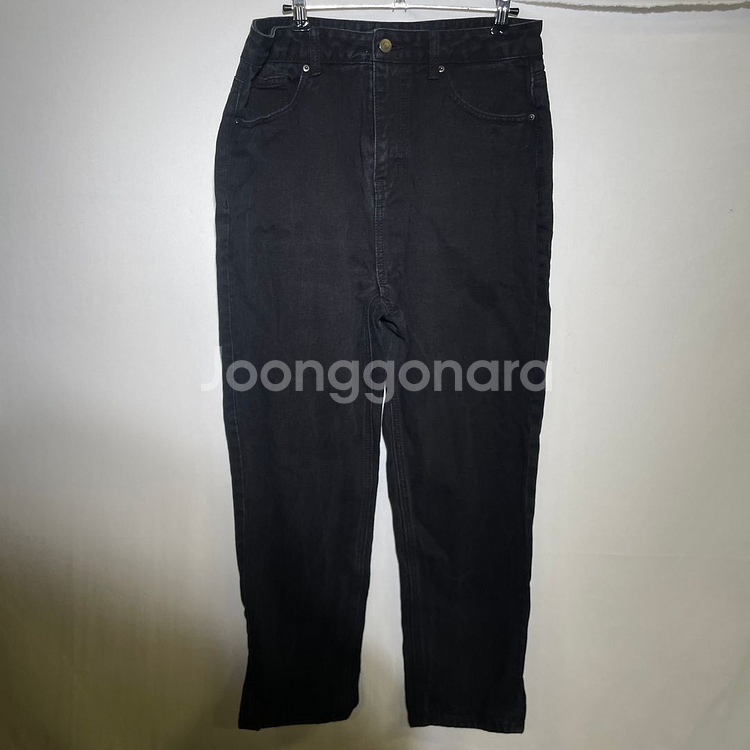 30인치)무신사스탠다드 흑청 데님 청바지--1
