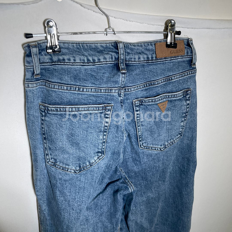 25인치)게스 여성 와이드 스판 청바지 데님--4