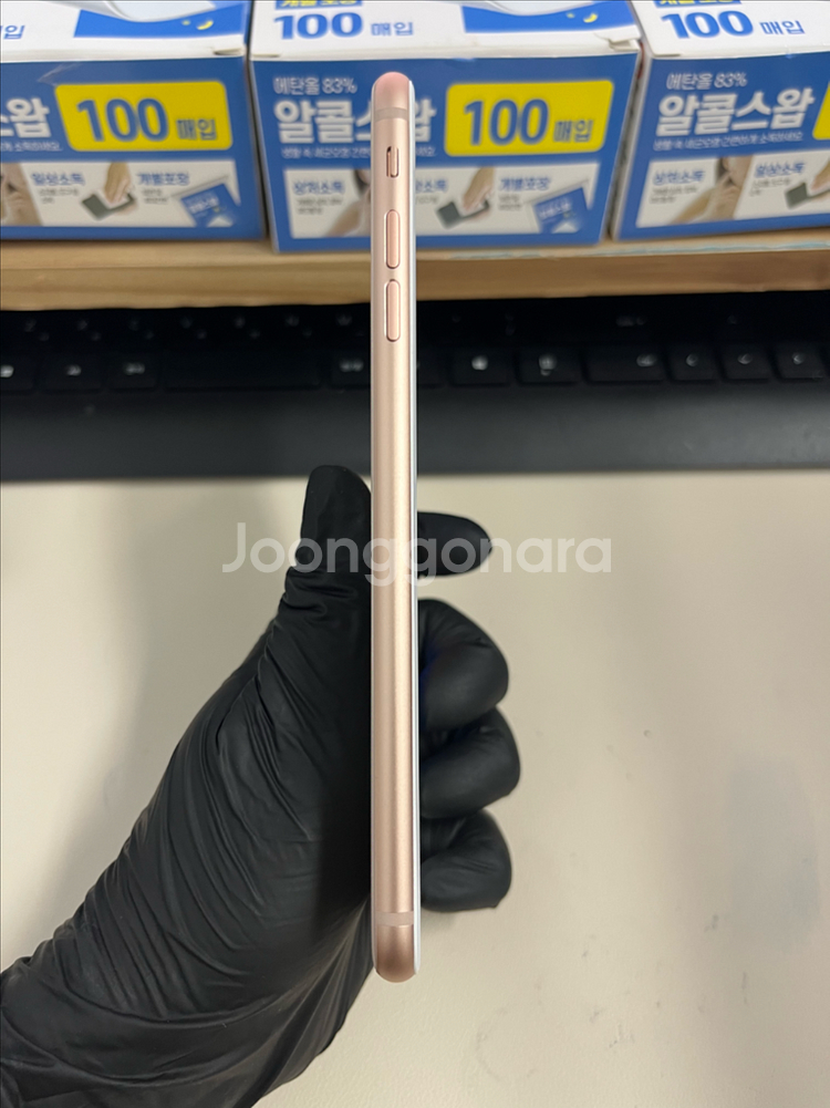 아이폰8플러스 256G 로즈골드 SSS급!--5