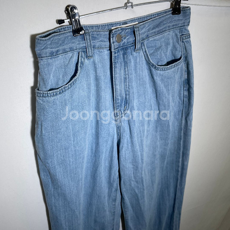 S)가내스라 ORDINAIRE 연청 청바지 데님--0