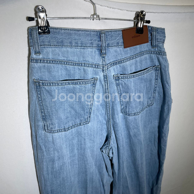 S)가내스라 ORDINAIRE 연청 청바지 데님--3