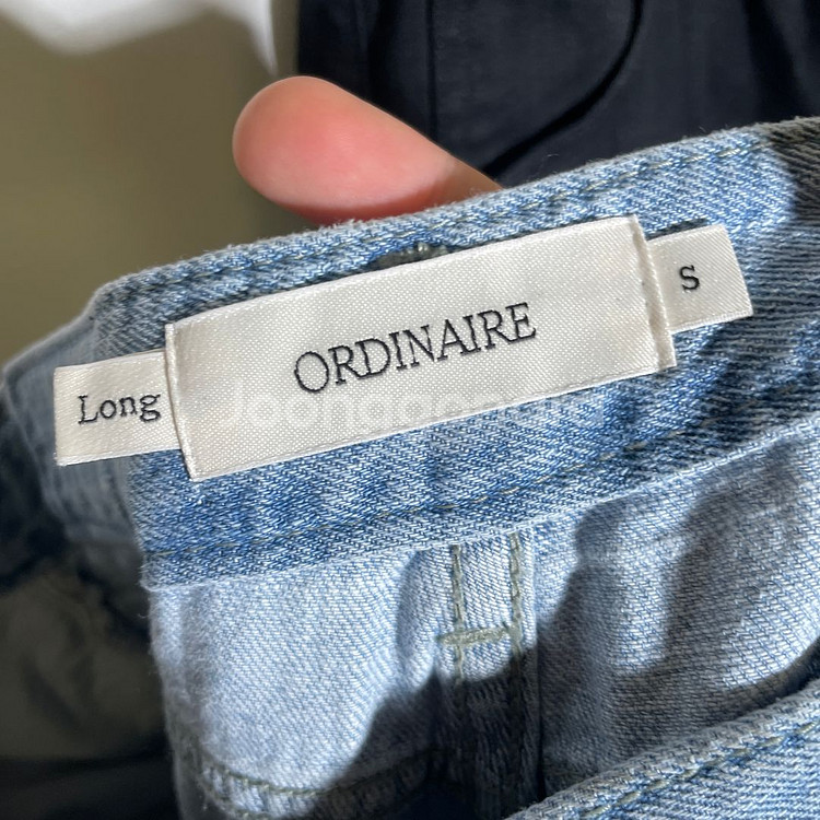 S)가내스라 ORDINAIRE 연청 청바지 데님--6