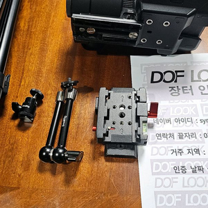 소니 fs700, 쇼군 인페르노, 리벡삼각대 등 구성품