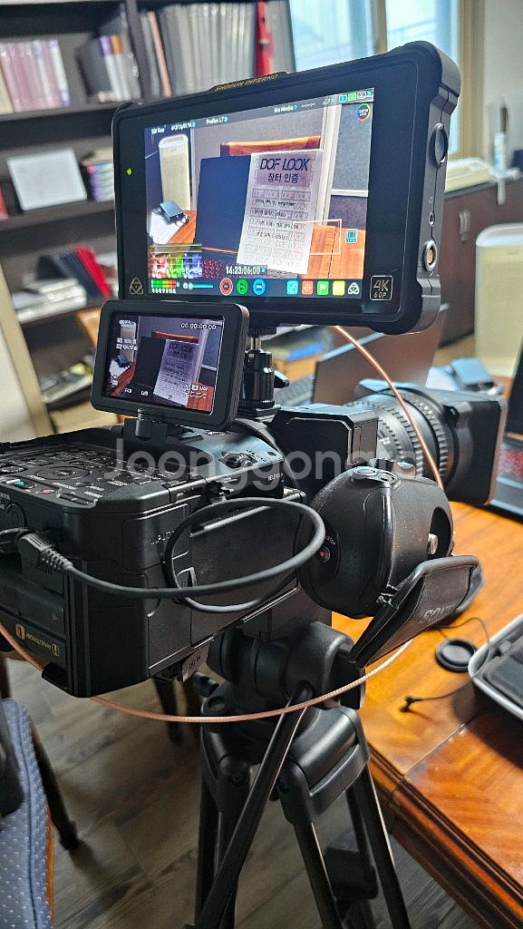 소니 fs700, 쇼군 인페르노, 리벡삼각대 등 구성품--2
