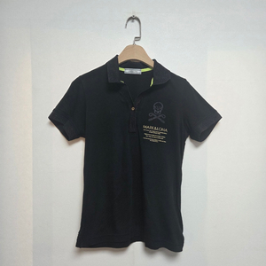 마크앤로나 여성 골프 금색 로고 반팔티 블랙(M)