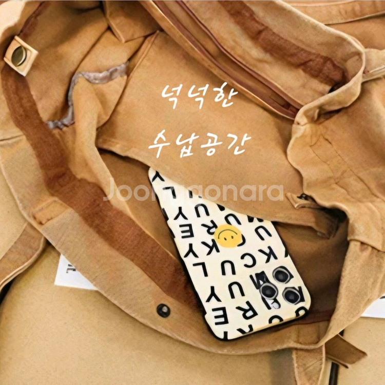 캉골가방 캉골에코백 캉골 대용량 캔버스 숄더백 아이보리--8