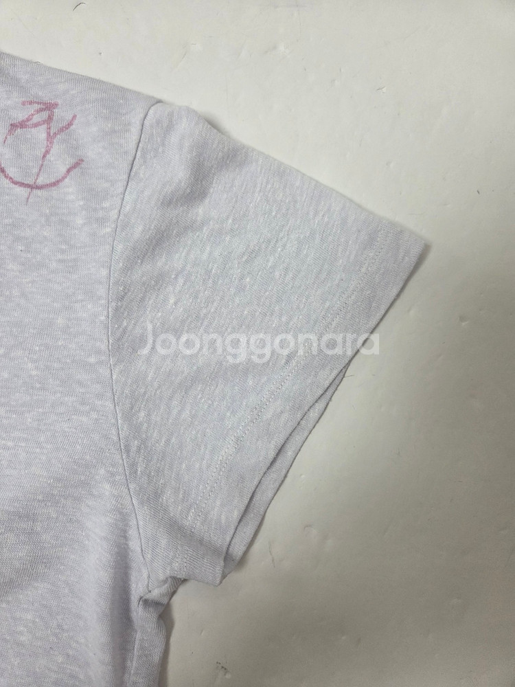 쟈딕앤볼테르 여성 스마일리 반팔티 화이트(M)--6