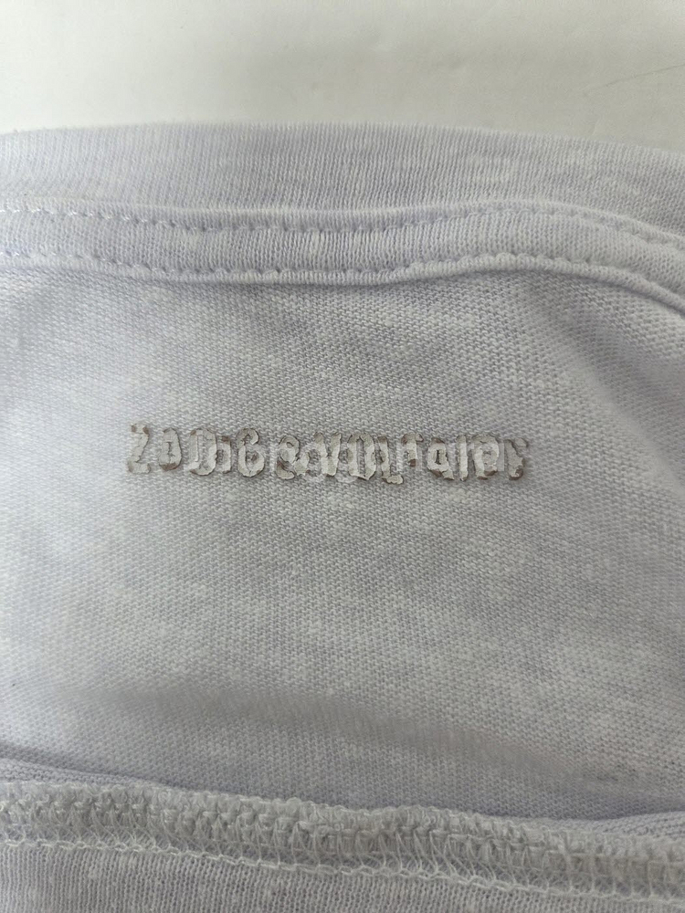 쟈딕앤볼테르 여성 스마일리 반팔티 화이트(M)--3