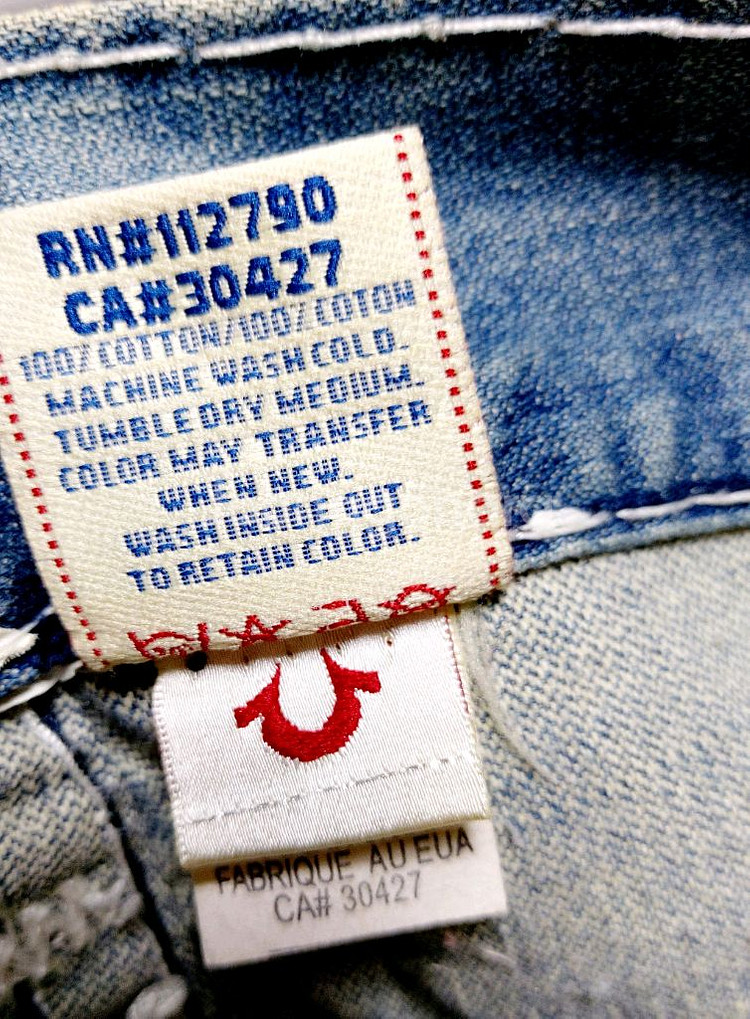 트루릴리전 남성청바지34/연청--4