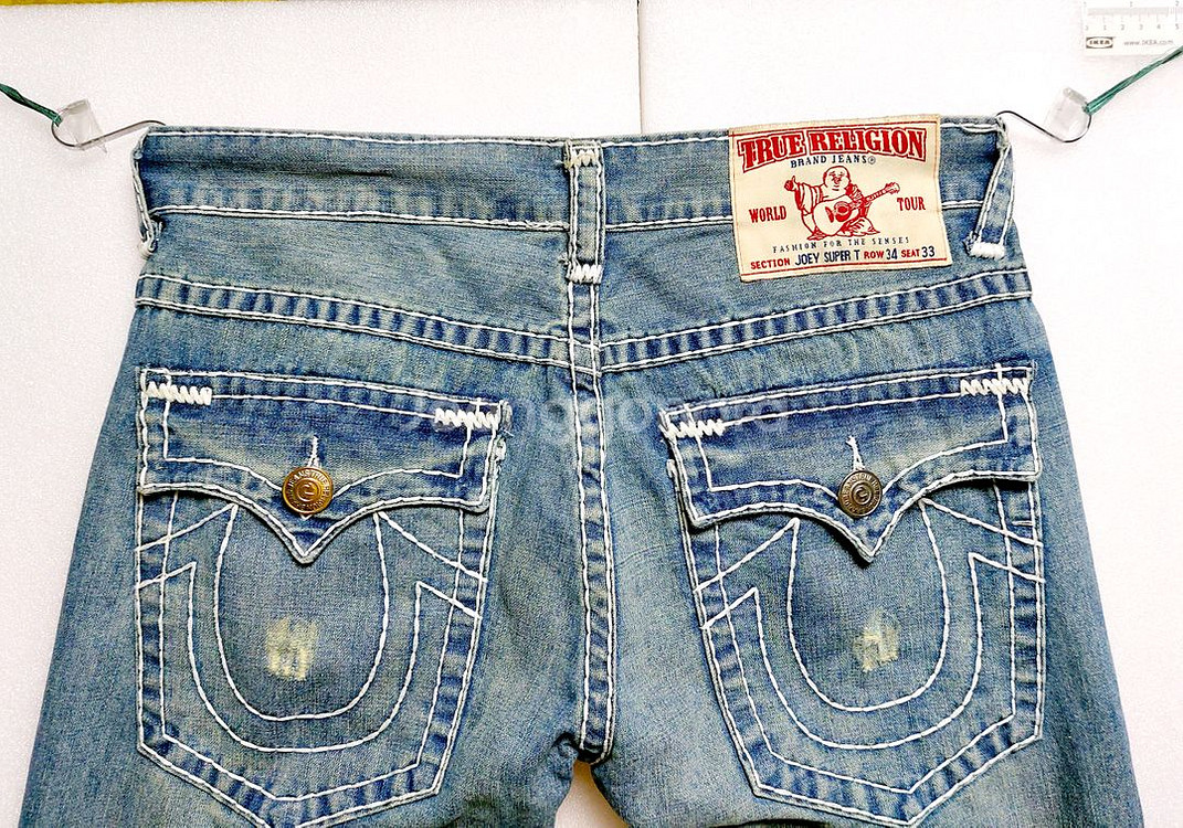 트루릴리전 남성청바지34/연청--1