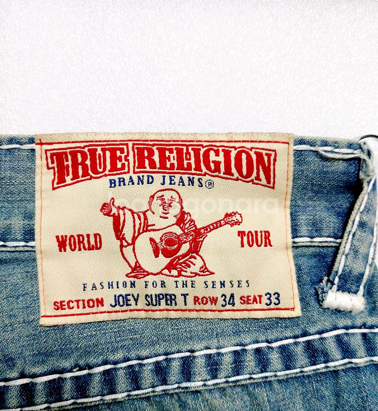 트루릴리전 남성청바지34/연청--2