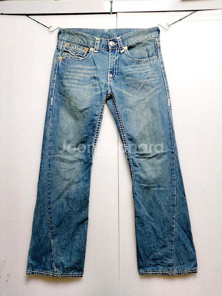 트루릴리전 남성청바지34/연청--0