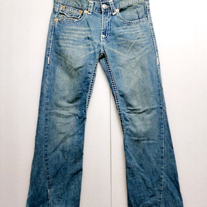 트루릴리전 남성청바지34/연청