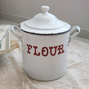빈티지법랑 빈티지빈 flour bin 스토리지박스