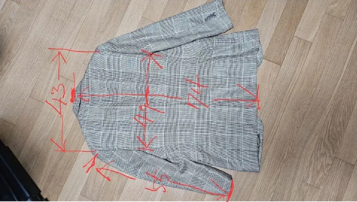 폴로 글렌체크 37S(95사이즈) 팝니다.--7