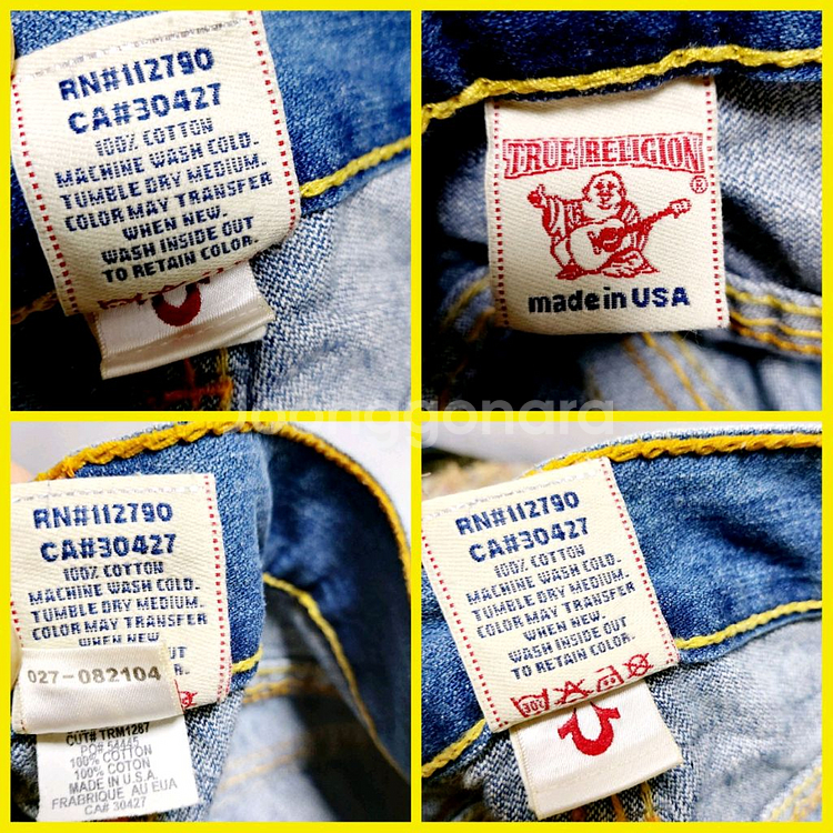 트루릴리전 남성청바지32-34/찢청/택포--6