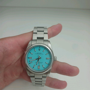 롤렉스 오이스터 퍼페츄얼 36mm 터콰이즈 블루
