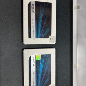 크루셜 MX500 1tb X 2개 (총 2tb)