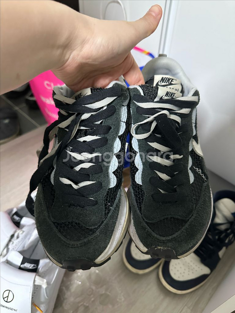 나이키 사카이 베이퍼와플 블랙 235사이즈--0