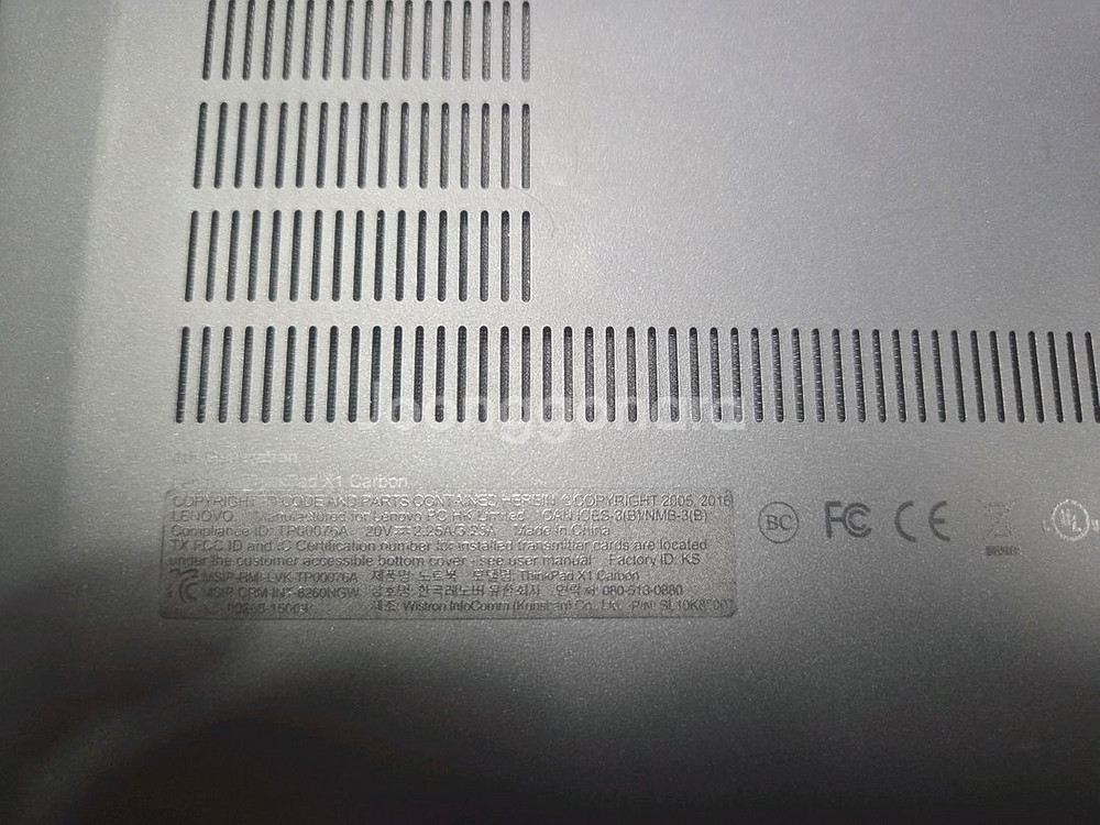 Lenovo ThinkPad X1 Carbon 카본--2