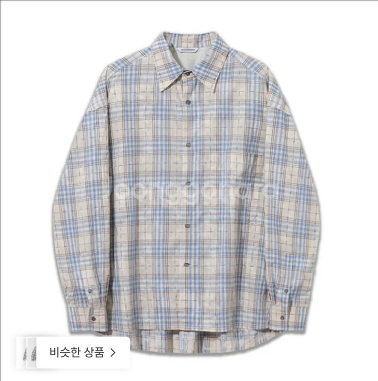 밈더워브로브 빈티지 체크셔츠 L--0