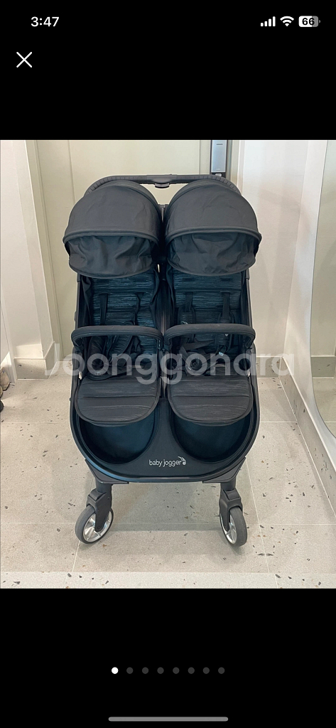 베이비 조거 시티셀렉트 쌍둥이 유모차 2023년 7월--0
