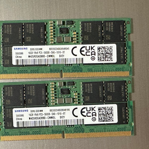삼성전자 노트북 DDR5-5600 16GB 2개 택포