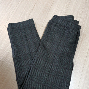체크 여성 바지
