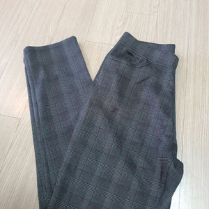 그레이체크 여성바지
