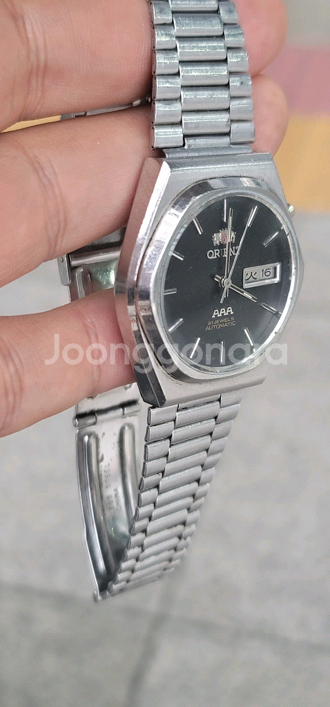 오리엔트 AAA 오토매틱 데이데이트 시계--2