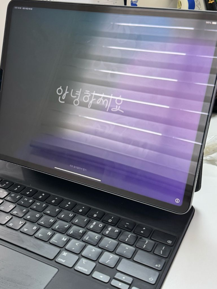 아이패드 프로 m1 5세대 12.9 와이파이 매직키보드--5