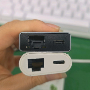 Lan(Rj45) to C타입 케이블