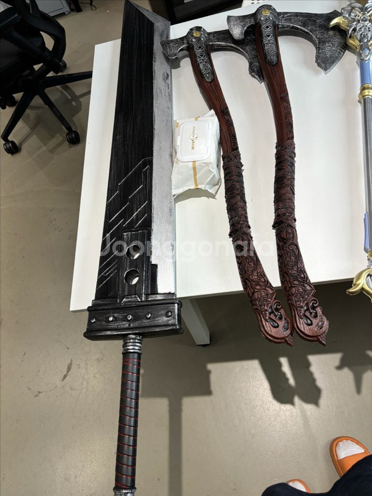 할로윈 /고퀄리티 코스프레용 검/도끼/방패 (테무)--3