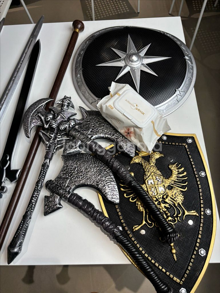 할로윈 /고퀄리티 코스프레용 검/도끼/방패 (테무)--7