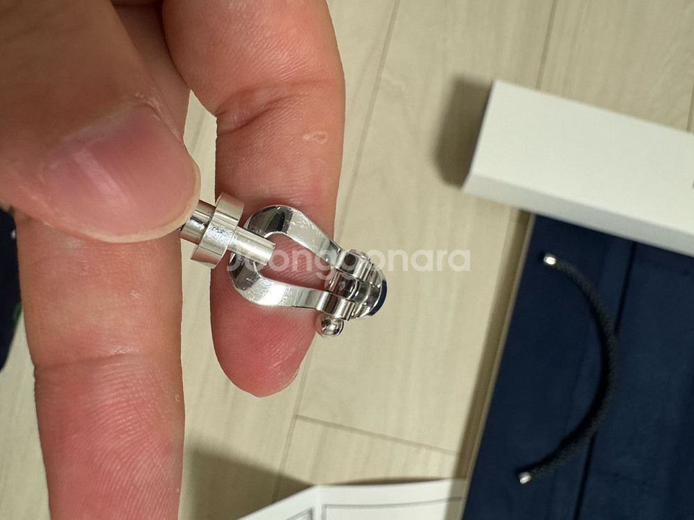 프레드 포스텐 팔찌(라지)화이트골드 17호사이즈--2